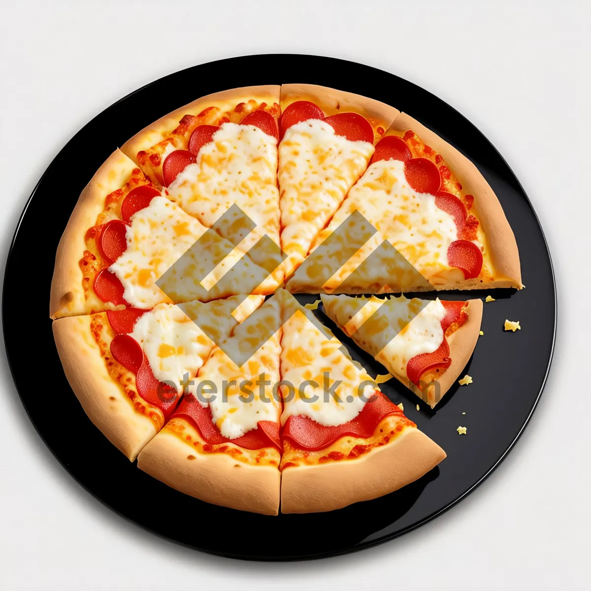 Picture of Mouthwatering Pizza Delight with Gourmet Toppings