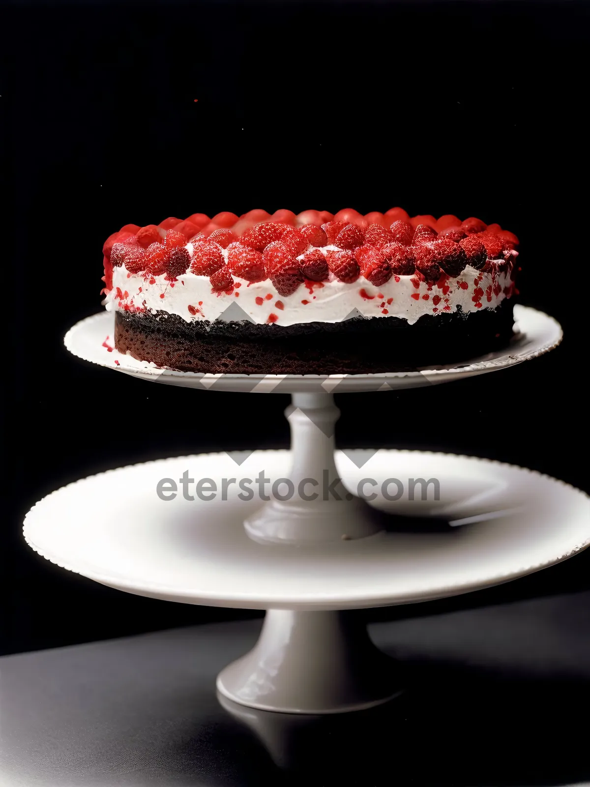 Picture of Tempting Trifle Dessert with Fruit and Cream