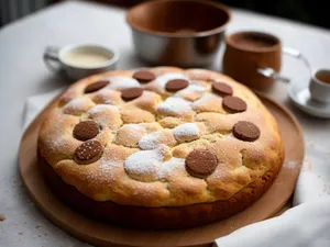 Chocolate Cake with Coffee Cup