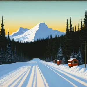 Winter Wonderland: Snowy Peaks and Ski Slopes