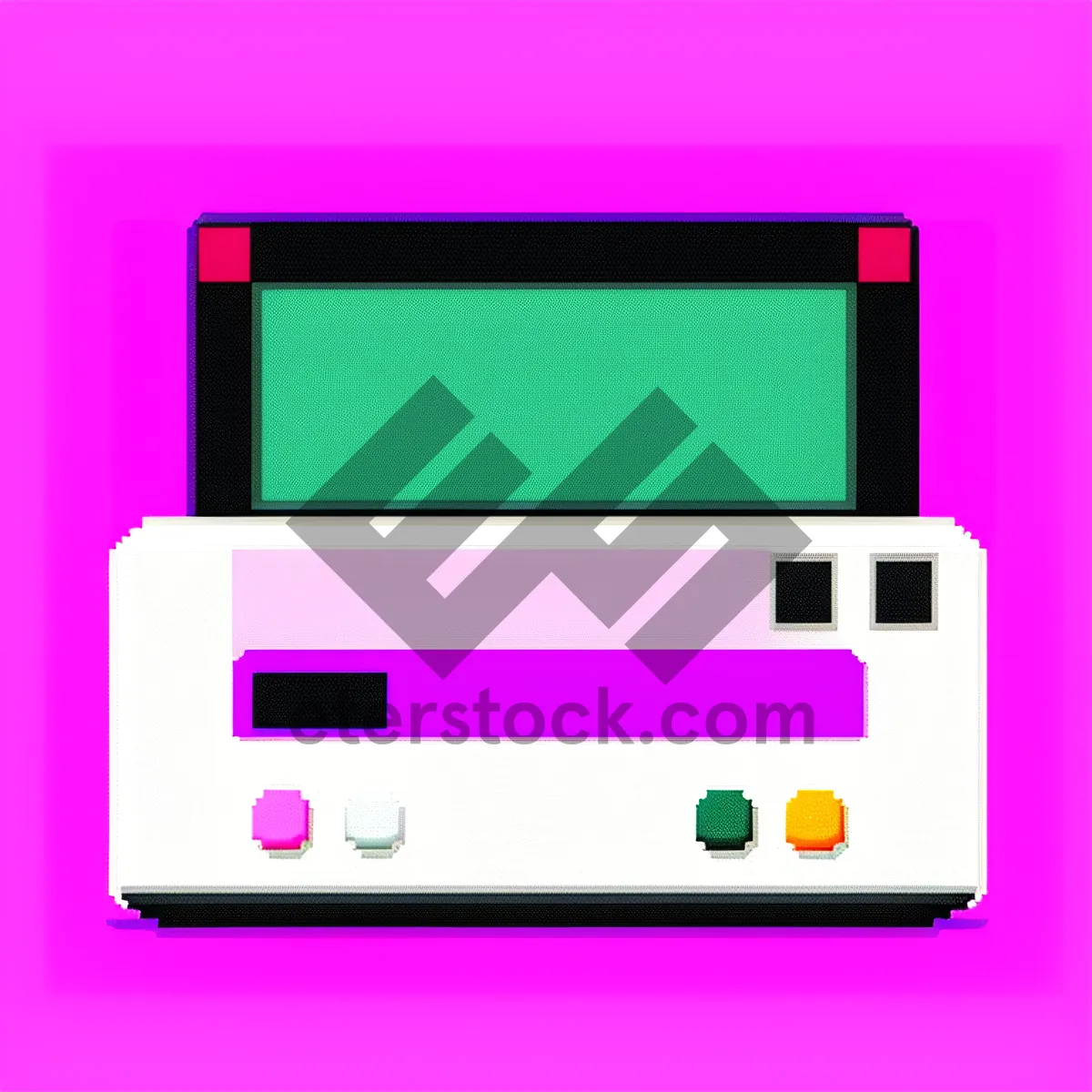 Picture of Modern Square Web Button Icon