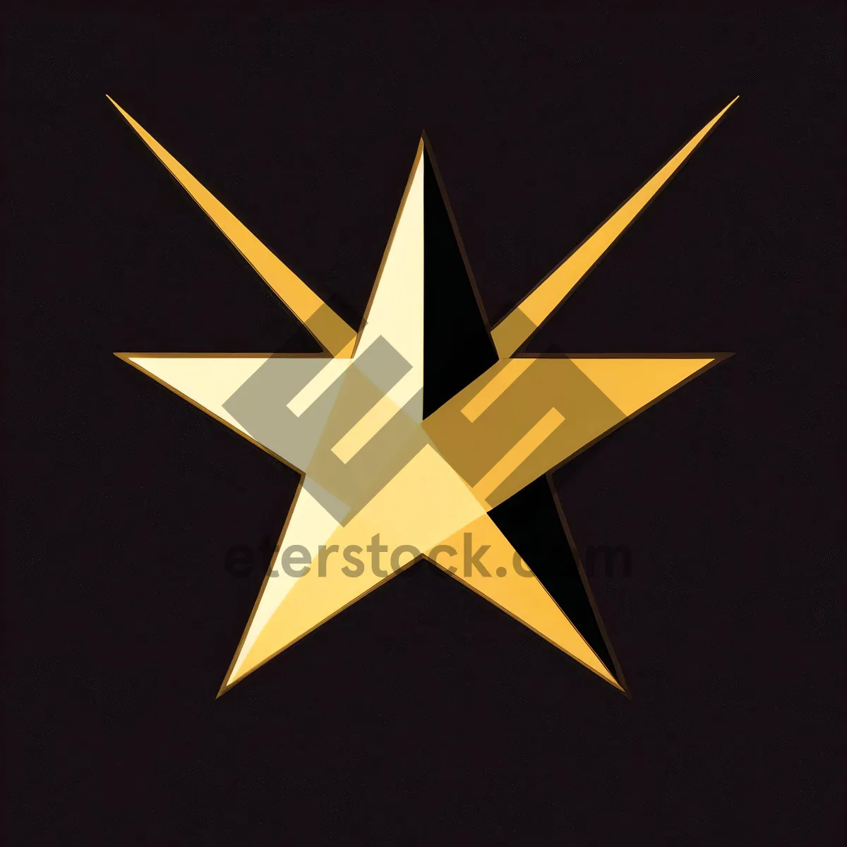 Picture of Electric Star Logo Design - 3D Graphic