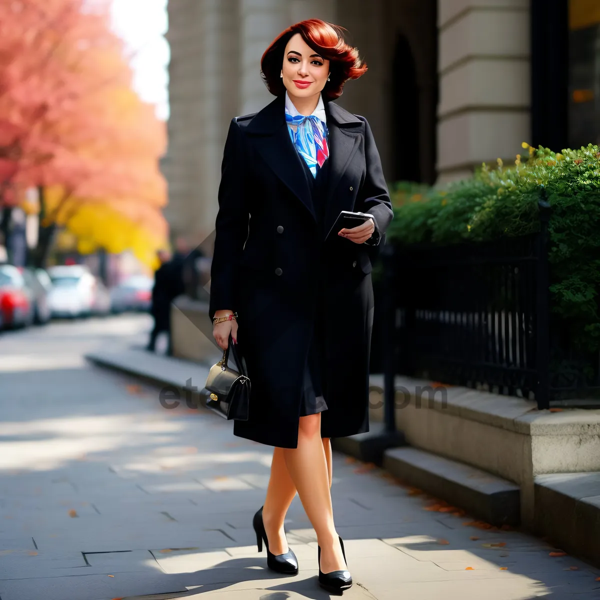 Picture of Successful Corporate Executive Smiling in Office Building