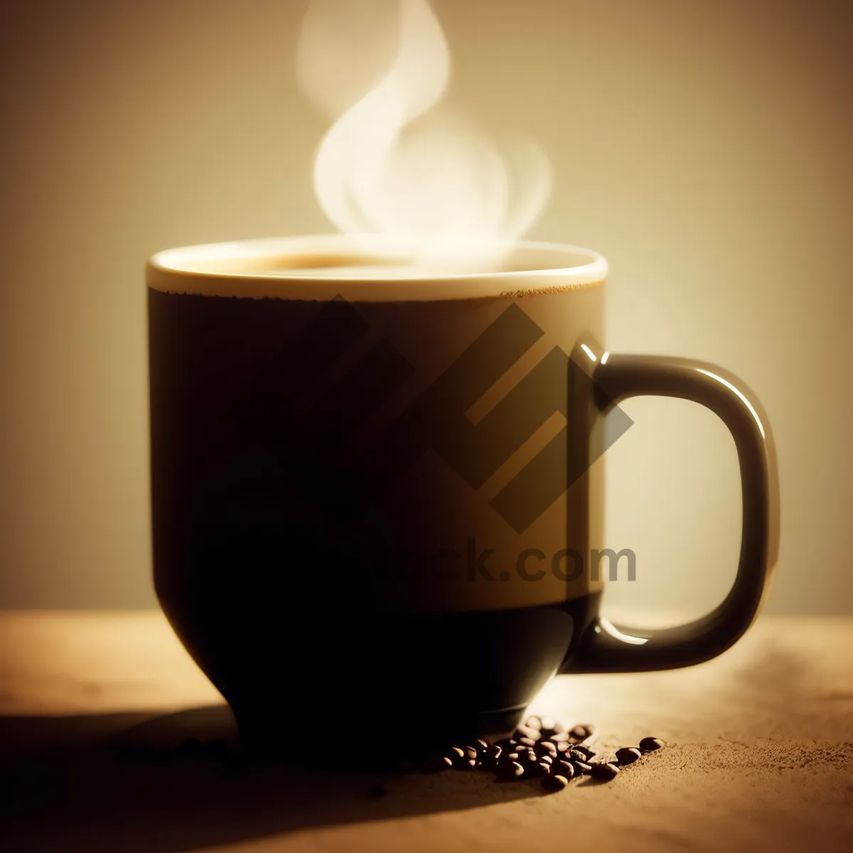 Picture of Morning Boost: Aromatic Coffee in Ceramic Mug