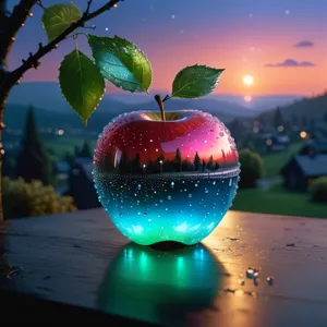 Fresh apple fruit snack