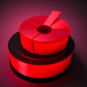 Shiny Sorcerer 3D Web Icon: Button Design with Shadows