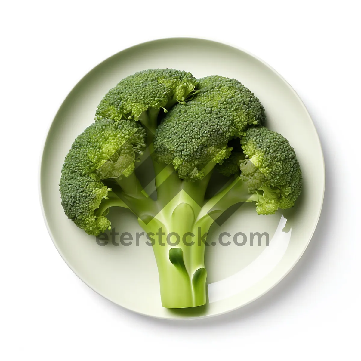 Picture of Fresh Vegetables for Healthy Cooking - Broccoli and Cabbage