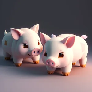 Piggy Savings: Ceramic Pink Piggy Bank