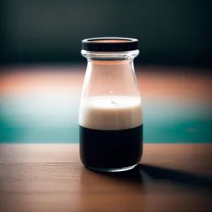 Fresh Milk in Glass Bottle - Healthy Dairy Beverage