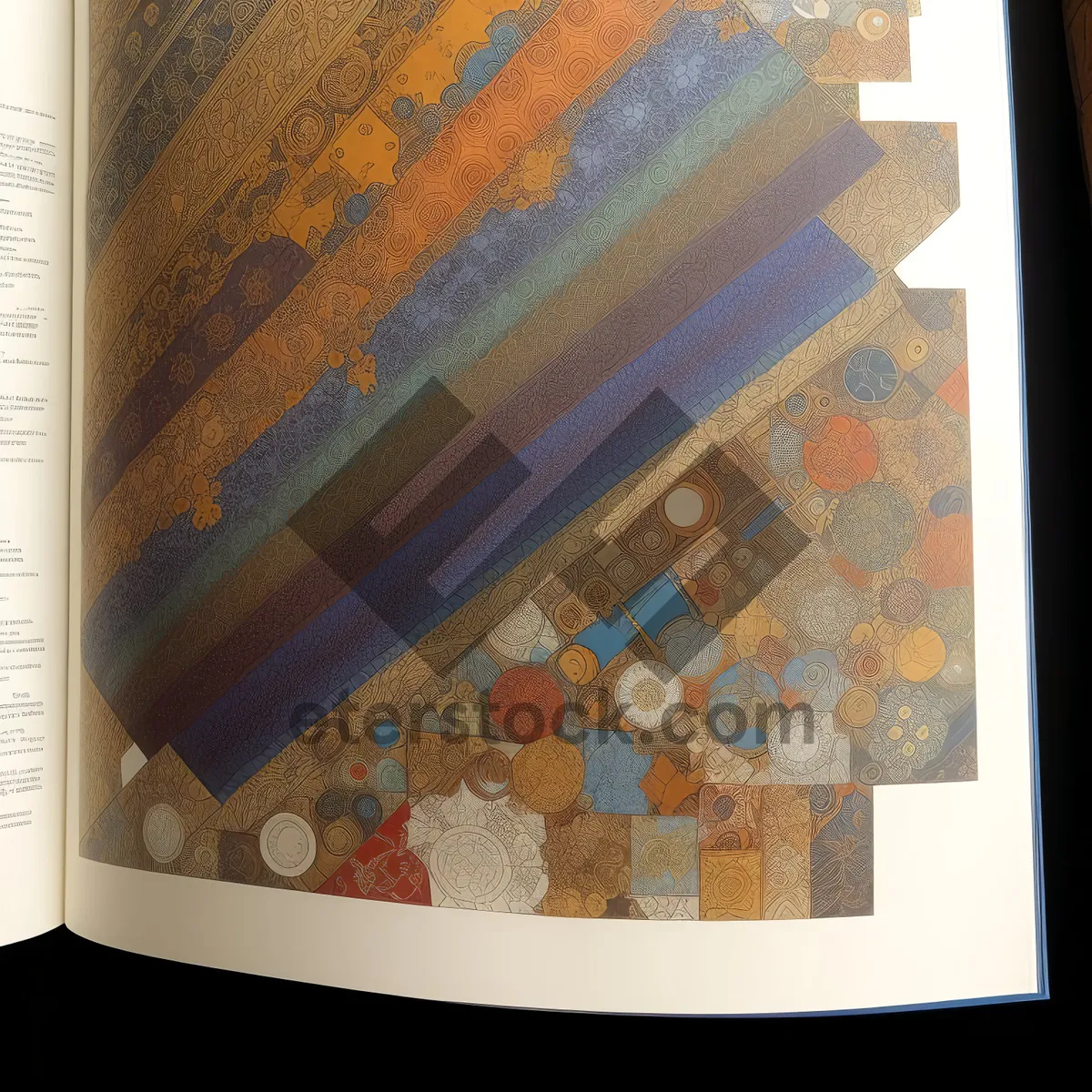 Picture of School supplies in box on desk