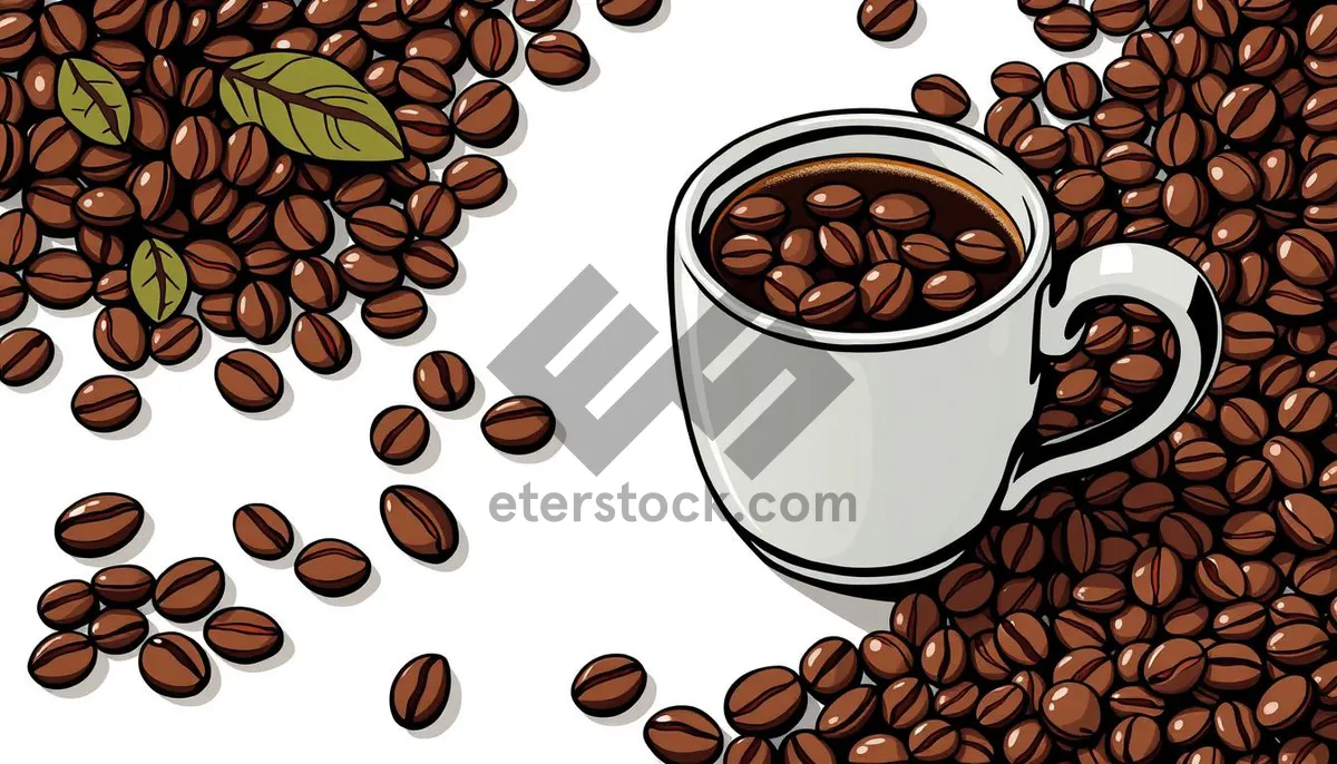 Picture of Dark Espresso Roasted Coffee Beans Mug.