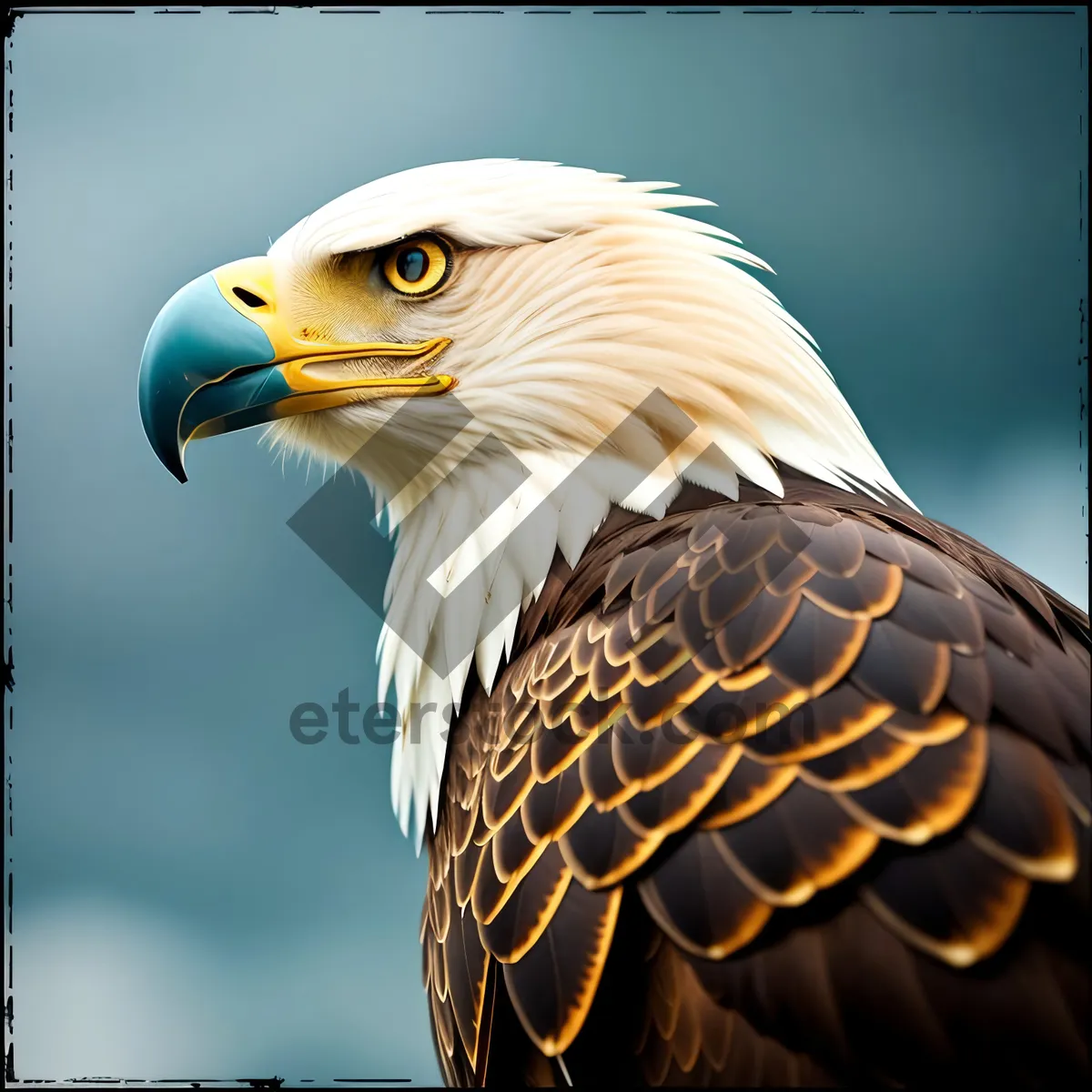 Picture of Regal Feathered Hunter: Bald Eagle in Flight