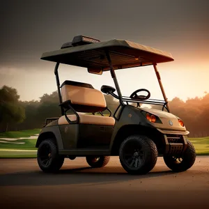 Fast and Luxurious Golf Equipment on Wheels