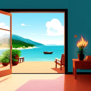 Serene Beachfront Villa - Exquisite Design, Sky and Resort Hotel