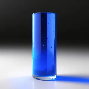 Sleek Perfume Bottle in Glass Container