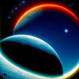 Stellar Cosmos: Celestial Sphere Illuminated by Nebula