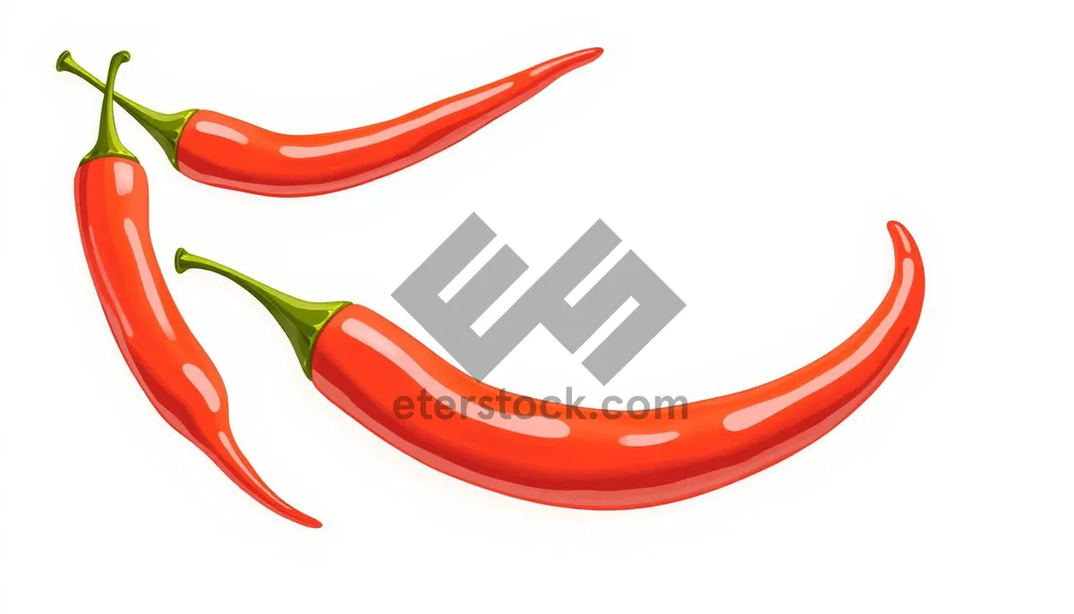 Picture of Artistic graphic sweet pepper icon symbol