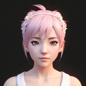 Stunning Doll Face with Flawless Makeup