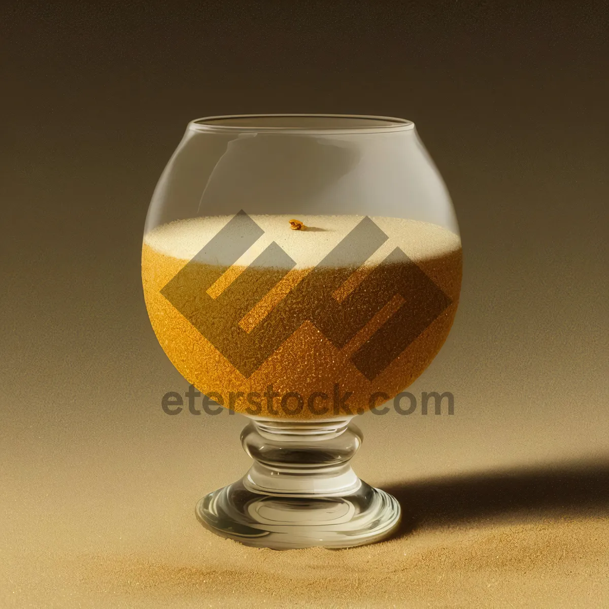 Picture of Refreshing Eggnog Beverage in Glass