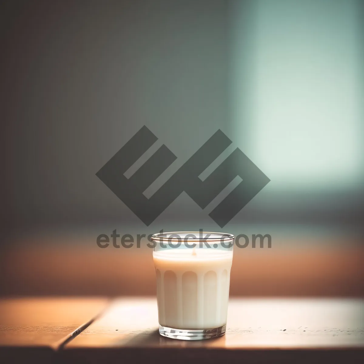 Picture of Delicious Milk Latte in Glass