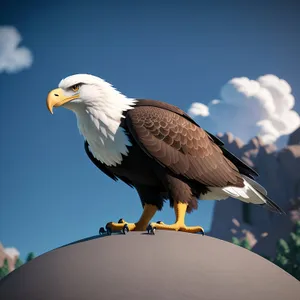 Majestic Coastal Bald Eagle Soaring Free
