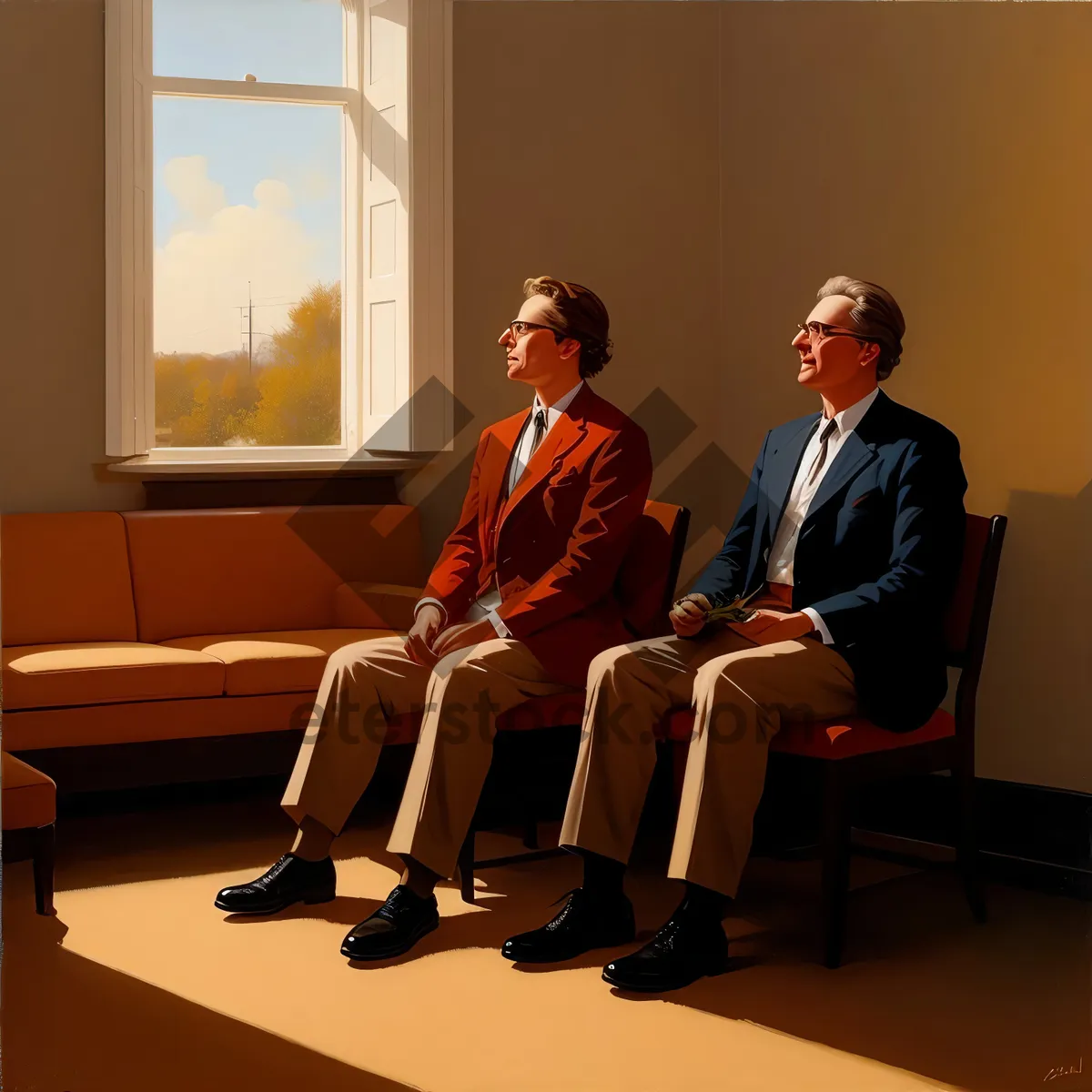 Picture of Professional team of businesspeople working on laptops in office