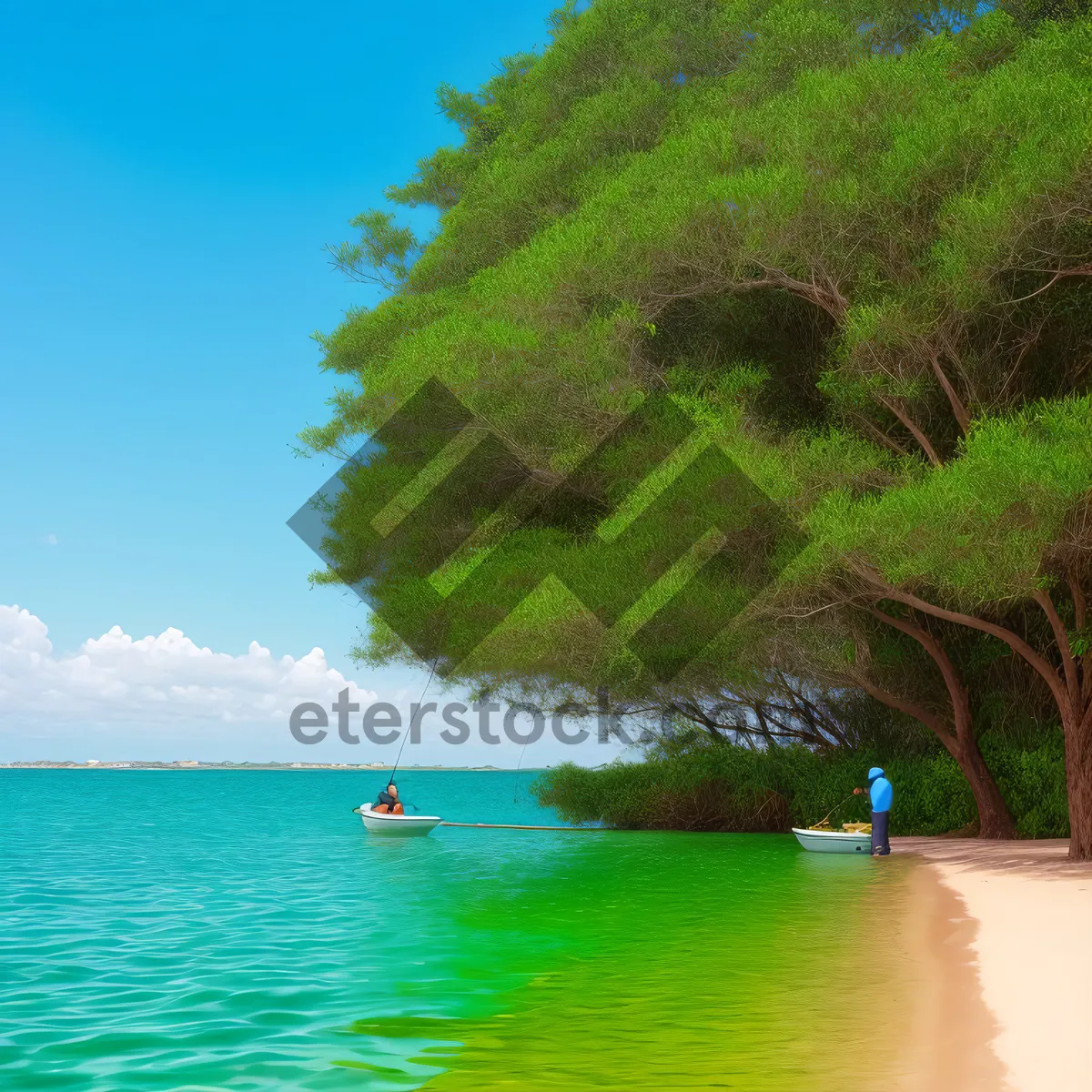 Picture of Serenity by the Shore: A Tranquil Tropical Getaway
