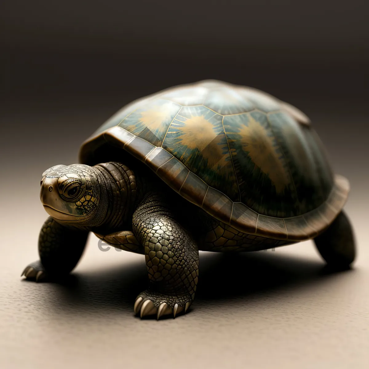 Picture of Terrapin Turtle: Majestic Reptile with a Hard Shell