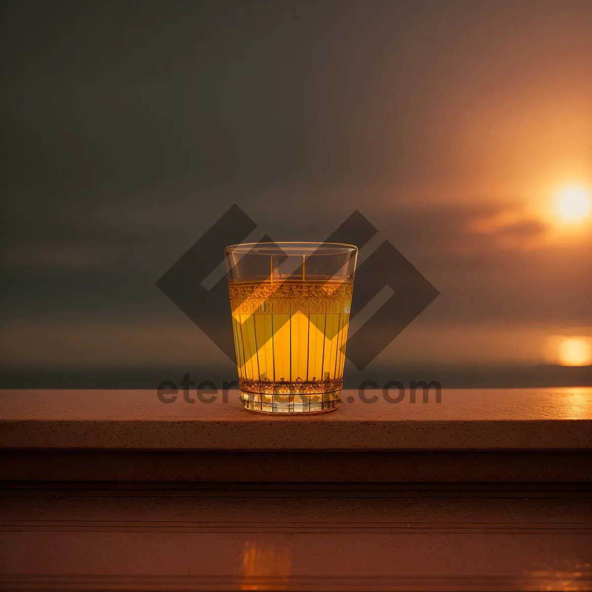 Picture of Refreshing Golden Lager in Beer Glass