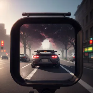 Reflective Car Mirror for Safe Driving