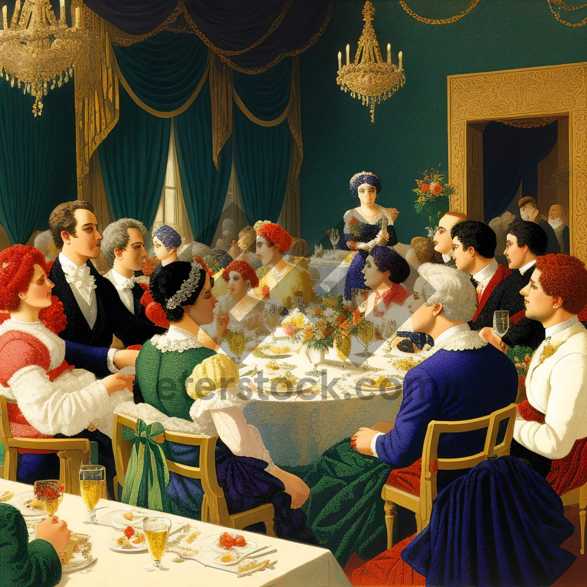 Picture of Professional business team meeting at the table.