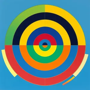Round glossy 3D web design button icon.