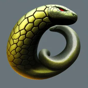 Deadly Green Mamba Snake in the Wild