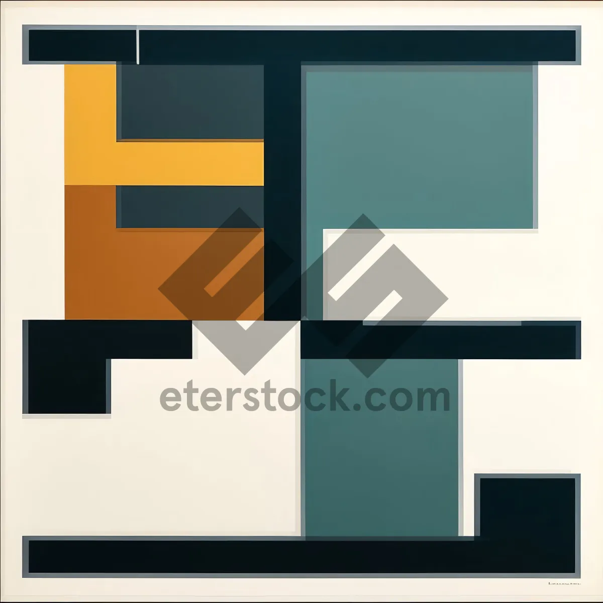 Picture of 3D Blank Paper Letterhead Design Set Icon