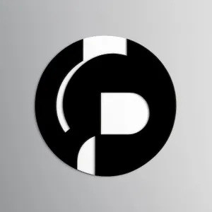 Sleek Black Web Icon Set - 3D Graphic