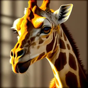 Wild Mammal in Disguise: Giraffe Masked as Zebra