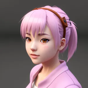 Blonde Beauty: Fashionable Doll with an Alluring Smile