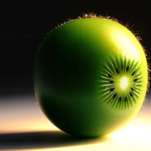 Sweet Kiwi Slice: Fresh and Healthy Tropical Fruit