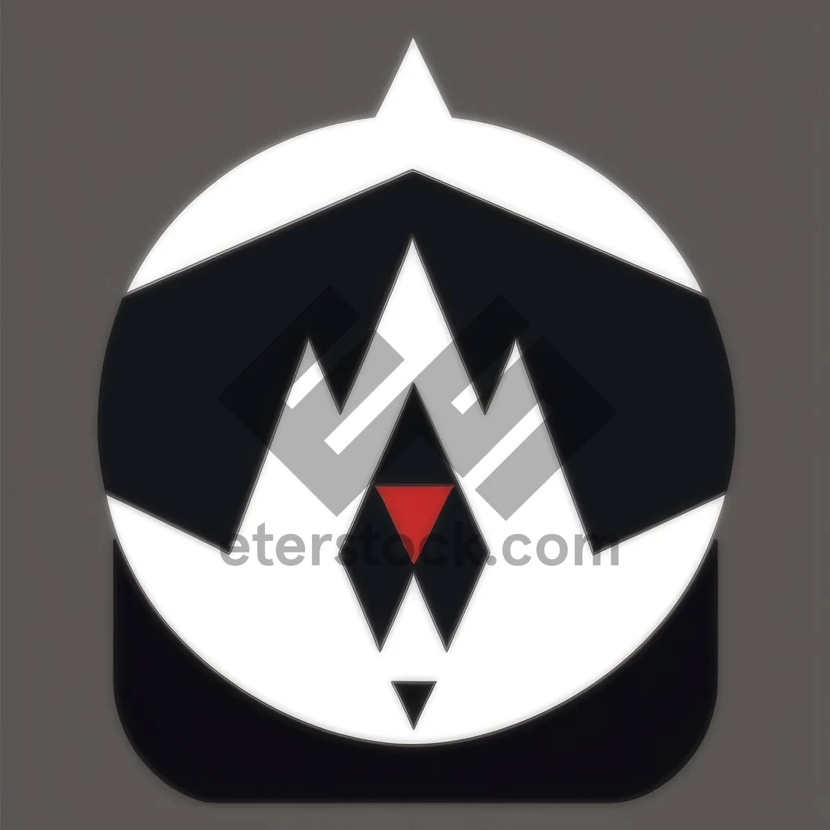 Picture of Patriotic Baron Icon: Symbolic Flag Button Design