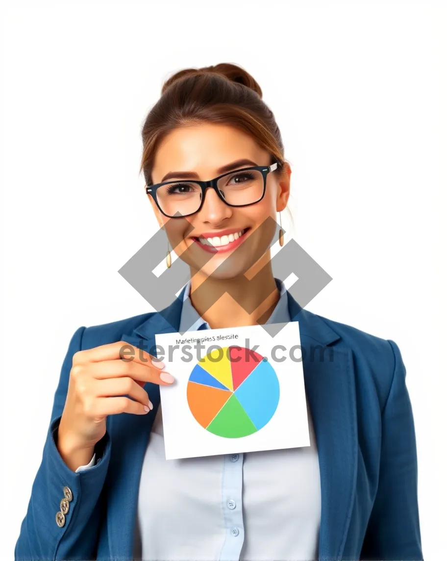 Picture of Confident businesswoman in office smiling