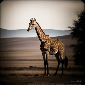 Majestic Giraffe in the Wild