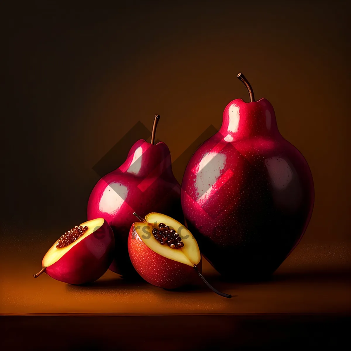 Picture of Fresh, Juicy Red Delicious Apple - Healthy and Delicious Fruit