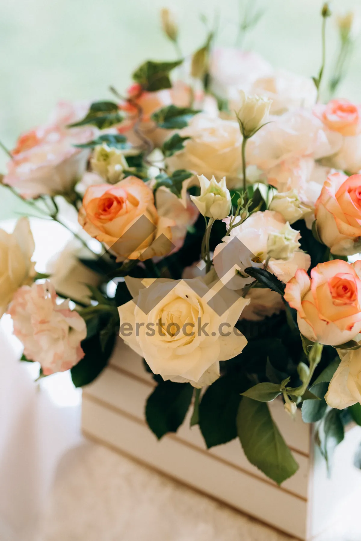 Picture of Romantic Pink Rose Bouquet for Wedding Celebration