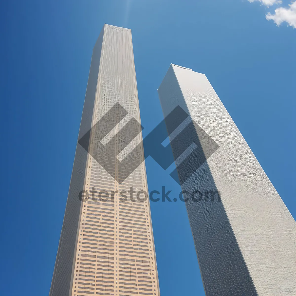 Picture of Urban Skyline: Modern Glass Skyscraper in Downtown District