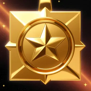 Shiny Gem Icon in 3D Glass Design