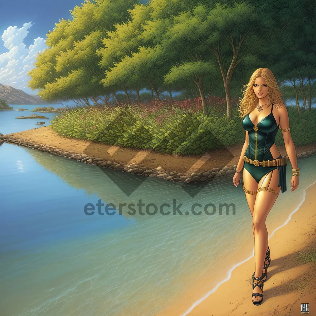 Picture of Stylish beachwear for a summer getaway