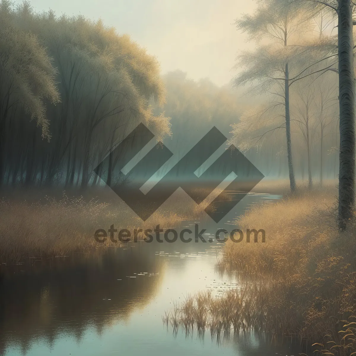 Picture of Serenity in Nature's Mirror
