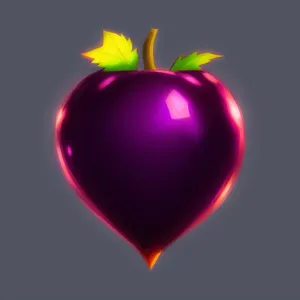 Vibrant Gem Button: Artistic, Bright, and Shiny Round Symbol