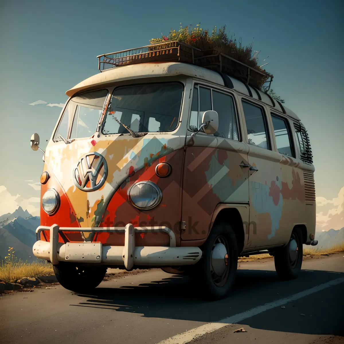Picture of Speedy Road Trip in Red Camper Vehicle
