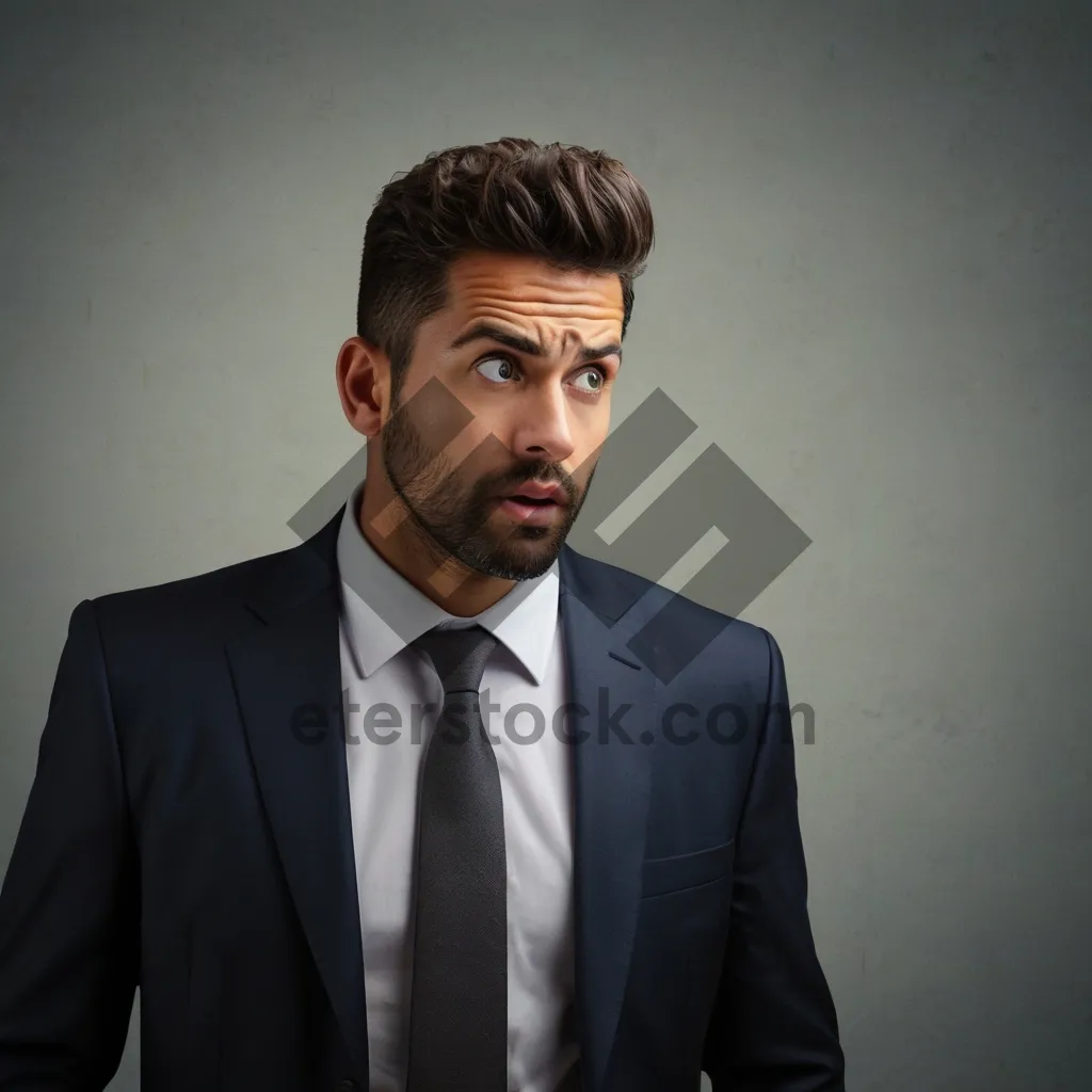 Picture of Smiling businessman in professional office setting